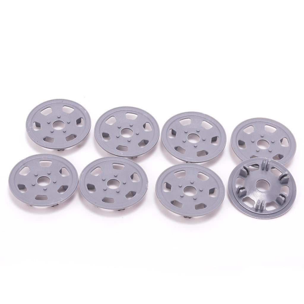 Contact RC - Oval/Mini Wheel Disk Protectors Grey - 4 pr - JMLG