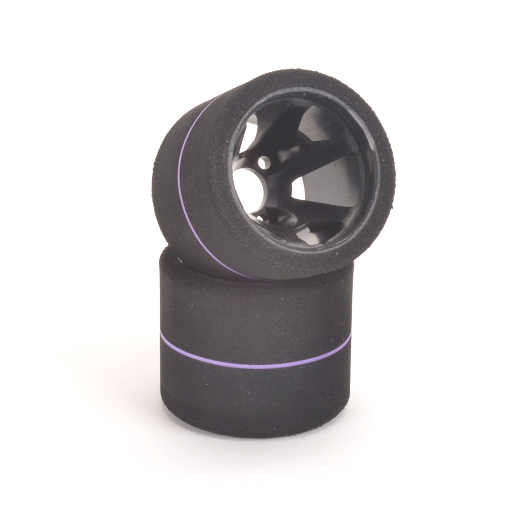 CONTACT RC - 1/12 GT12 LMGT3 Rear (3-Bolt) 38Sh Purple - 43mm - JT2-38USR (1pair) Wheel & Tyre Set Pre-Glued (BRCA Recommend)