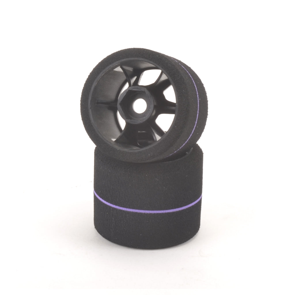 CONTACT RC - 1/12 GT12 LMGT3 Rear (12mm HEX) 38Sh Purple - 43mm - JT3-38USR (1pair) Wheel & Tyre Set Pre-Glued (BRCA Recommend)