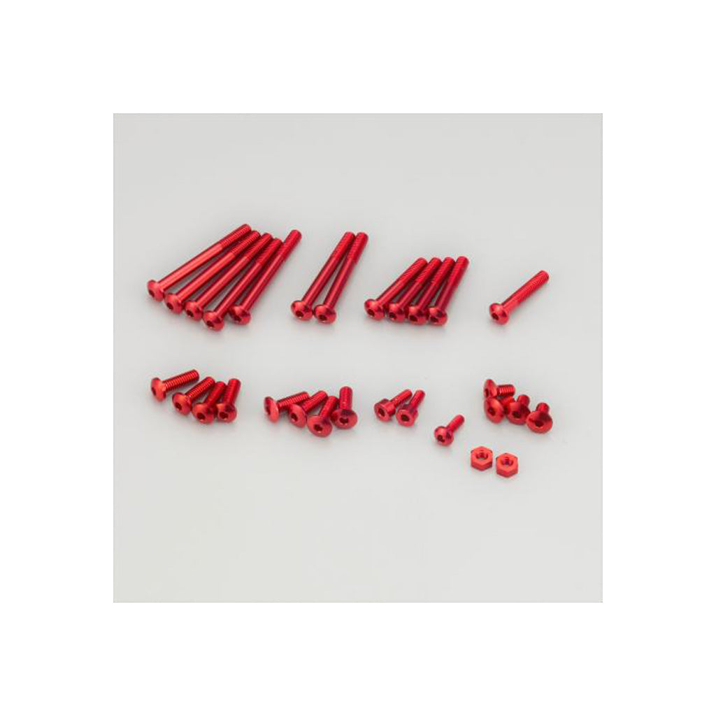KO PROPO - KO Alloy Screw Set for EX-RR/EX-2 - Red - KO10595