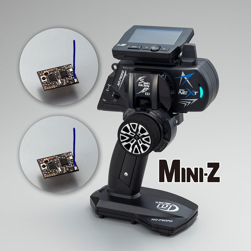 KO PROPO - EX-NEXT LDT Black SP w/MINI-Z EVO2 Double Rx Unit - KO10763