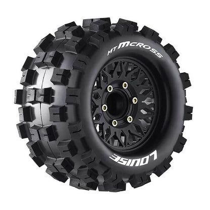 LOUISE RC - MT-MCROSS REMOVABLE HEX 1/10th Truck Wheels & Tyres 12,14,17MM 0"& 1/2" OFFSET - L-T3274SX