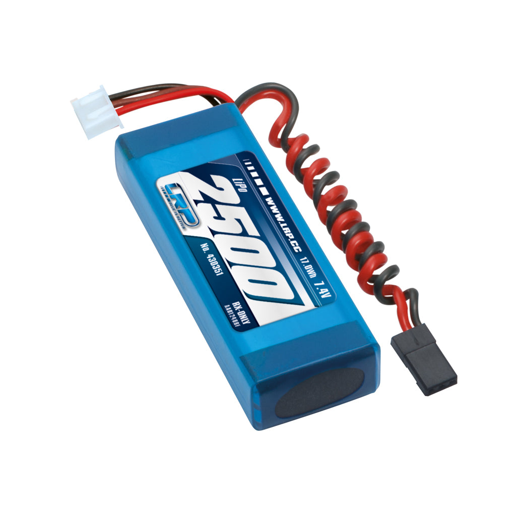 LRP - Lipo 2500 RX-Pack 2/3A Straight - 7.4V - LRP430351