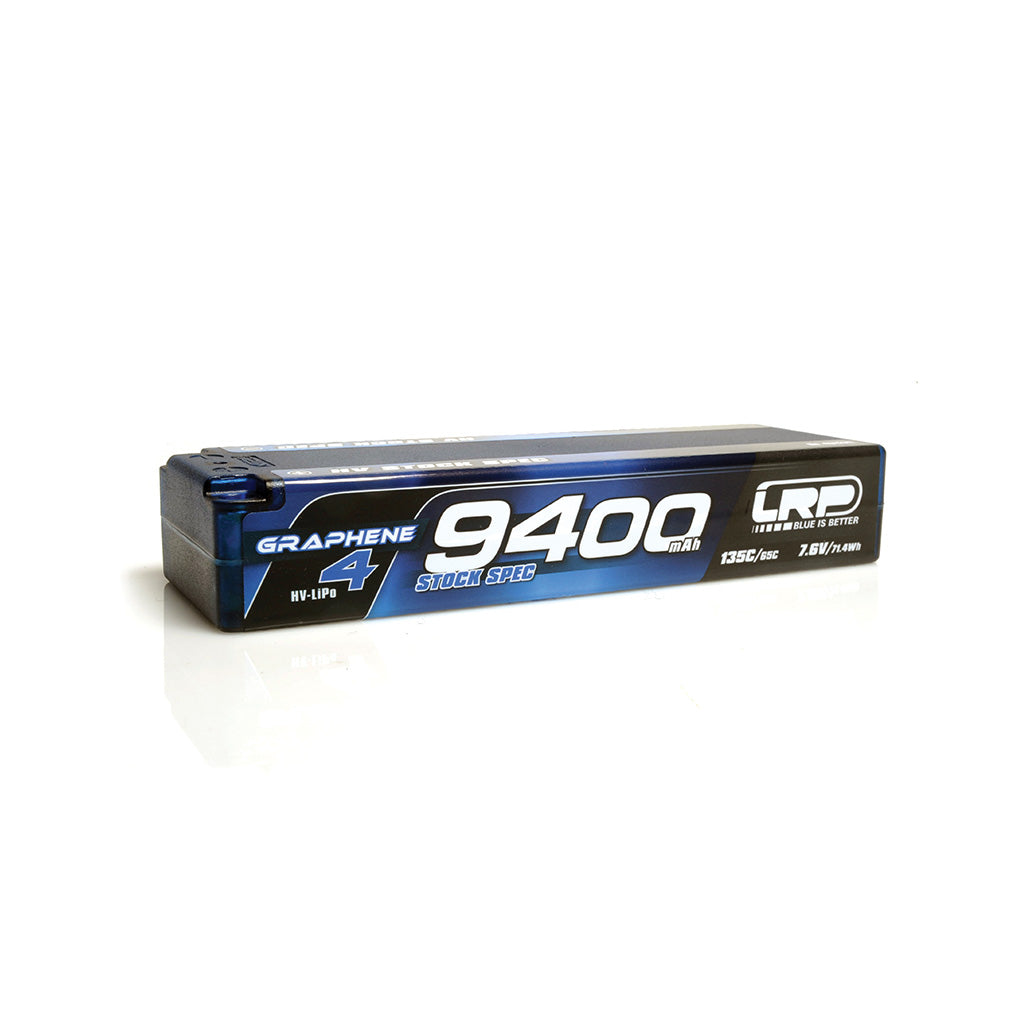 LRP - LiPo LIHV - 9400mAh Graph4 HV Stock 7.6v Stick Pack - LRP431279 (47mm x 139mm x 25.1mm / 336g)