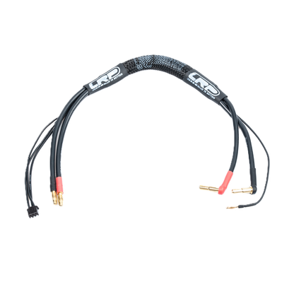 LRP - 2S Charging Wire - 35cm - 4mm & XH 4/5mm Bullets and Balance Plug 2mm - LRP499003