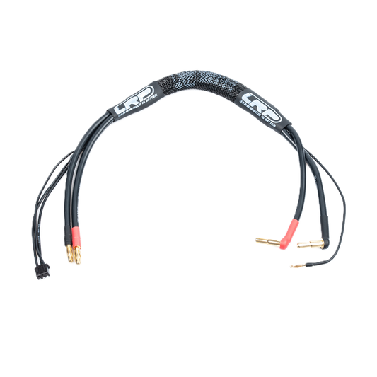 LRP - 2S Charging Wire - 35cm - 4mm & ERT Balance Plug, 4/5mm Bullets and Balance Plug 2mm - LRP499002