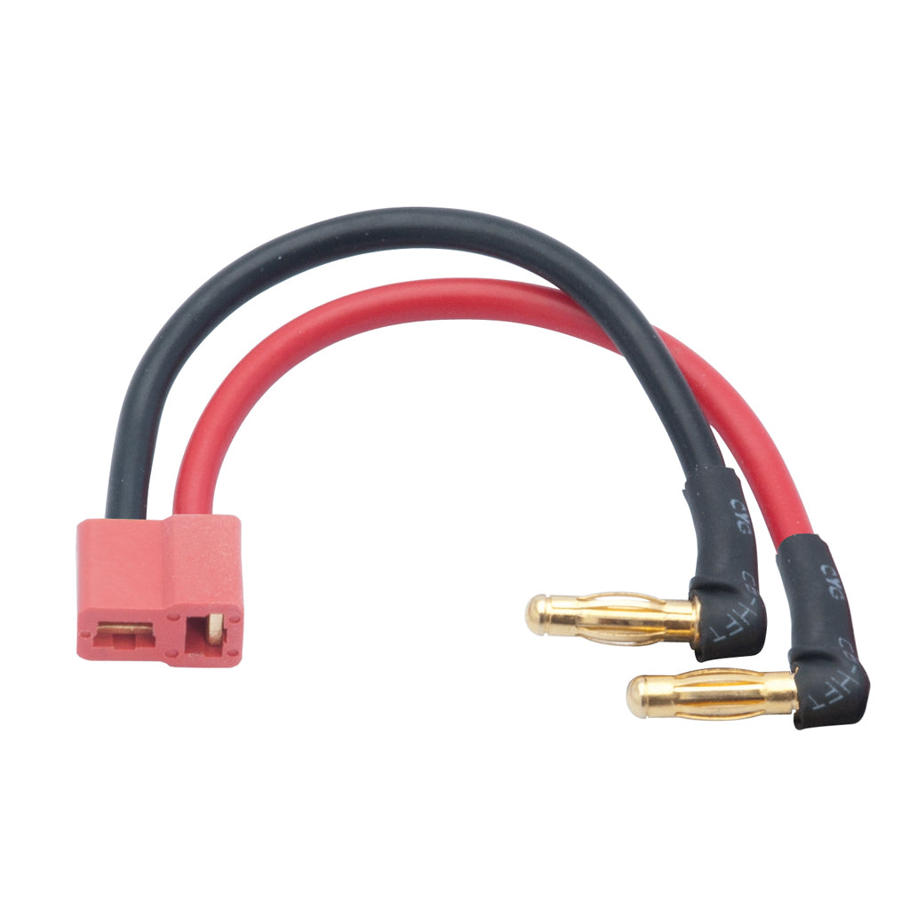 LRP - RC LIPO H/C BATTERY LEAD 4MM MALE BULLETS TO FEMALE DEANS - LRP65834