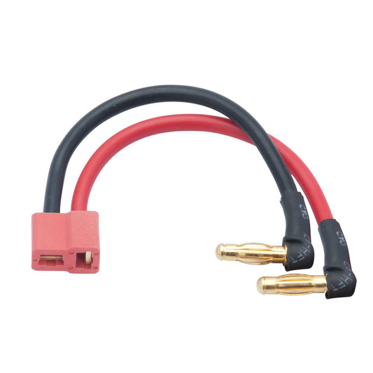 LRP - RC LIPO H/C BATTERY LEAD 4MM MALE BULLETS TO FEMALE DEANS - LRP65834
