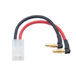 LRP - RC LIPO H/C BATTERY LEAD 4MM MALE BULLETS TO FEMALE Tamiya Plug - LRP65838