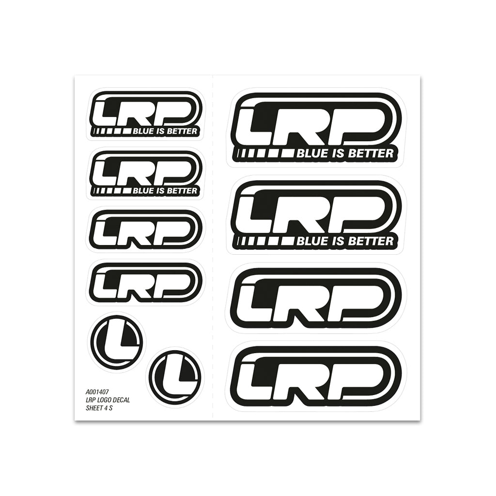 LRP - LRP Logo Decal Sheet 4S - LRPA001407
