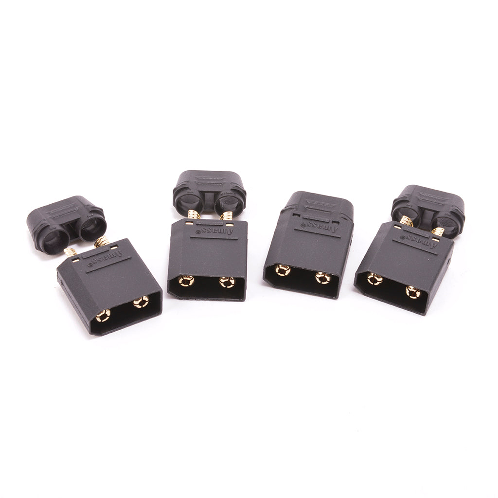 Monkey King RC - XT90 Plug with Sheath Male Only Black - 4pcs - MK2910HMBK