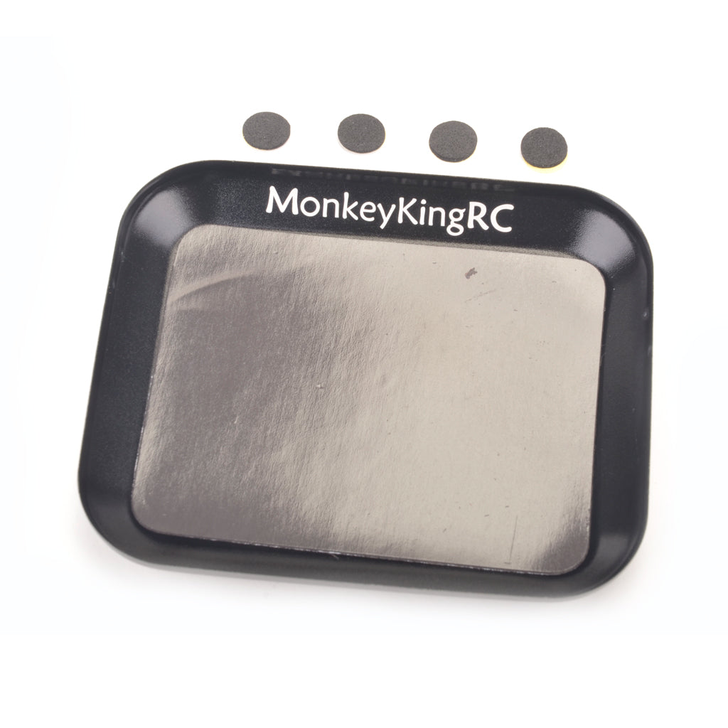 MONKEY KING - RC CAR/BUGGY - MAGNETIC SCREW TRAY 11X9CM - BLACK - MK5414BK
