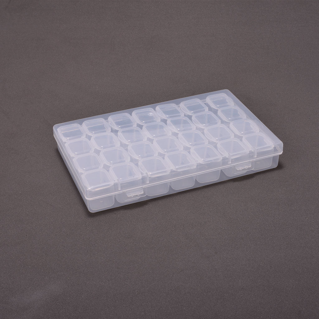 MK RC - Medium Hardware Parts Box - 28 Sealable Compartments (Size 105 x 170 x 25mm / Individual Boxes - 20 x 24 x 22mm) MK5636