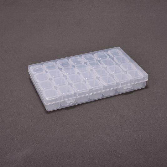 MK RC - Medium Hardware Parts Box - 28 Sealable Compartments (Size 105 x 170 x 25mm / Individual Boxes - 20 x 24 x 22mm) MK5636