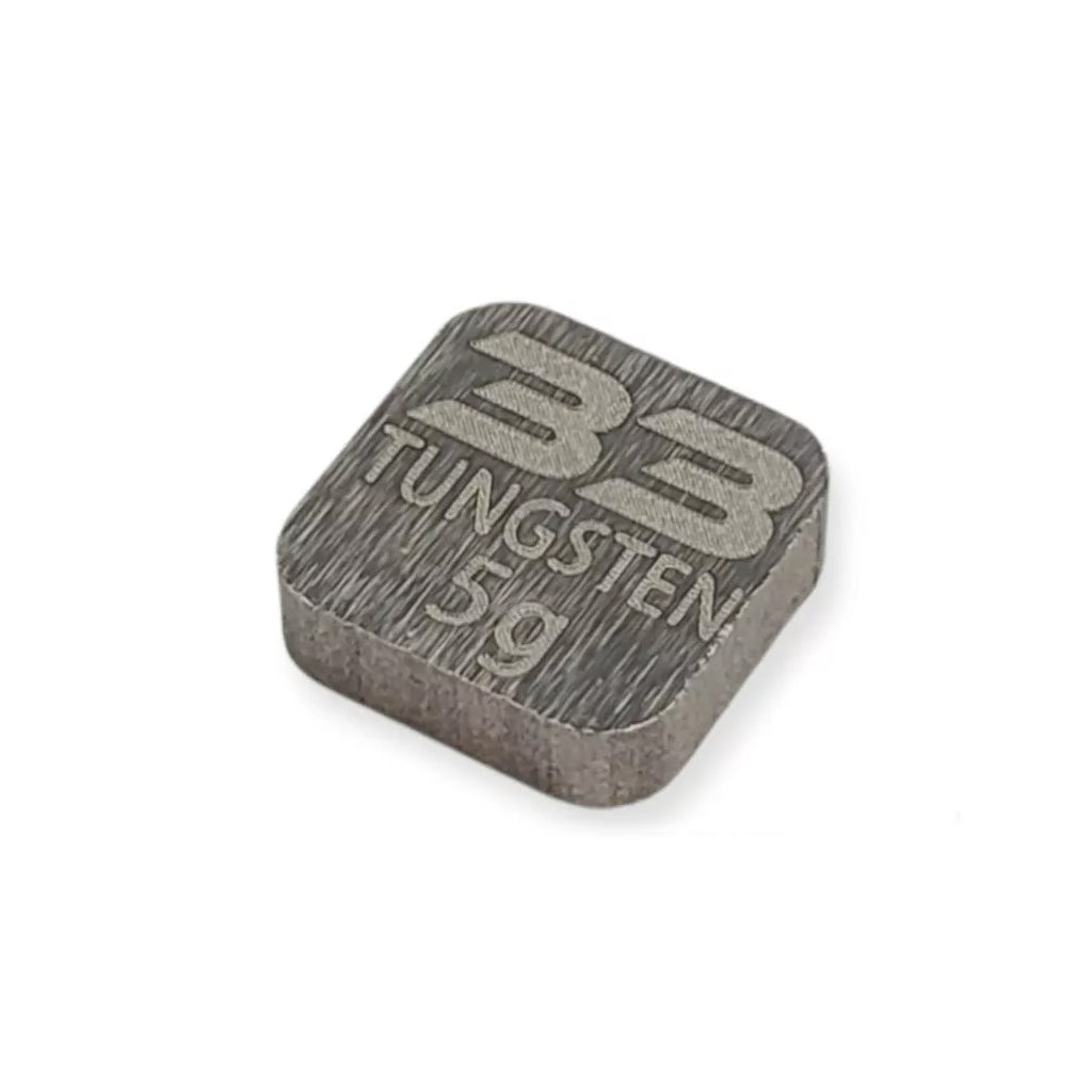 MR33 - MR33 Tungsten Weight - 10 x 10 x 3mm - 5g - MR33-TW-5G