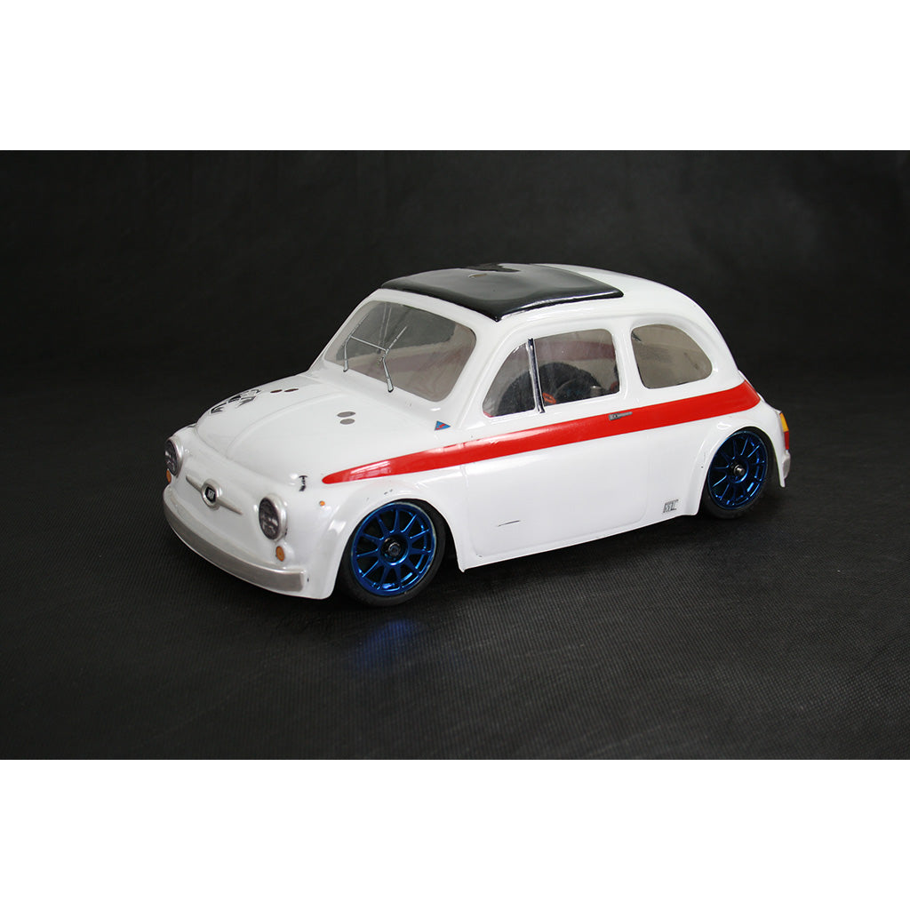 Montech - MTC Mini Lexan Body 1/10 (Fiat 595 Sport) (210mm Wheelbase) MT008001 - Clear with Masking