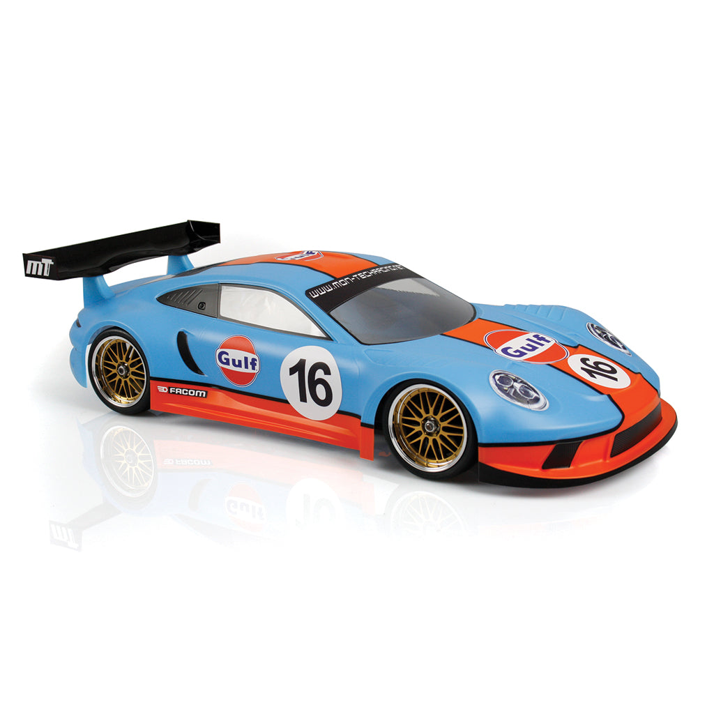 MONTECH PORSCHE RS GT3 - RC CAR BODY SHELL 1/10 190MM - TC/LMH STD - MT020004