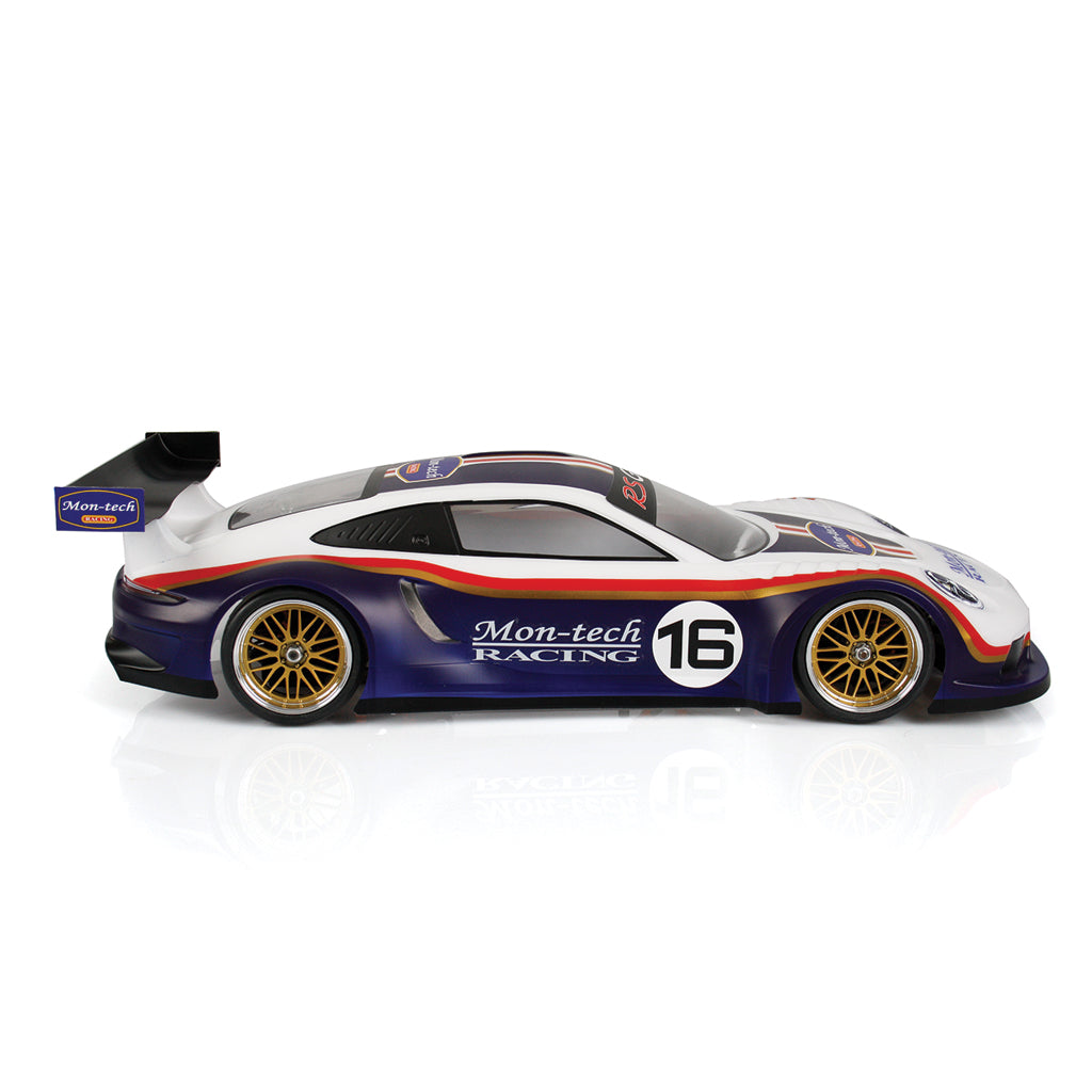 MONTECH PORSCHE RS GT3 - RC CAR BODY SHELL 1/10 190MM - TC/LMH STD - MT020004