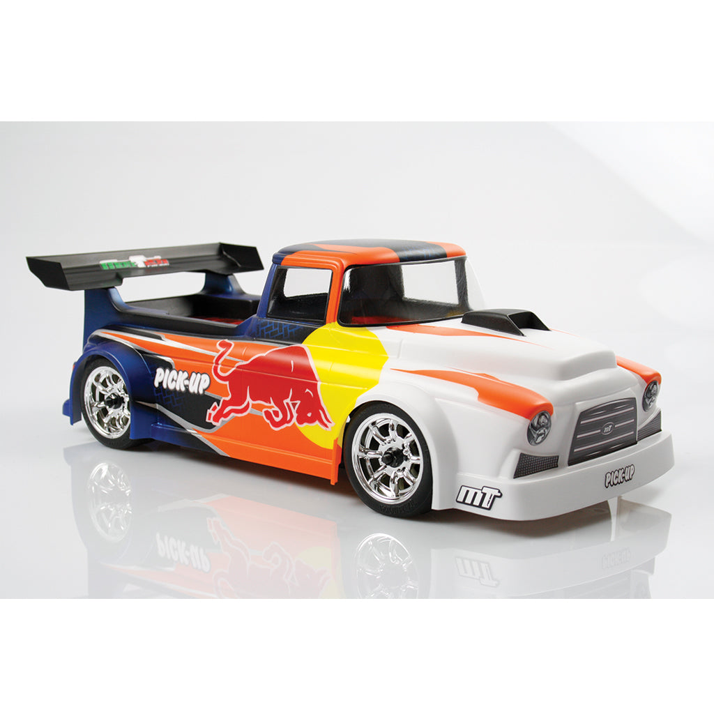 MONTECH - PICKUP TRUCK 1/10 (M-Chassis) BODY SHELL - NOT PAINTED (210mm Wheelbase) - MT020006 (redbull stickers not included) Fits Tamiya Mini