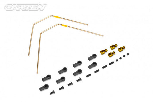 Carten - T410 (Hop-up) 1.4mm (Yellow) Sway Bar Set - NHA434