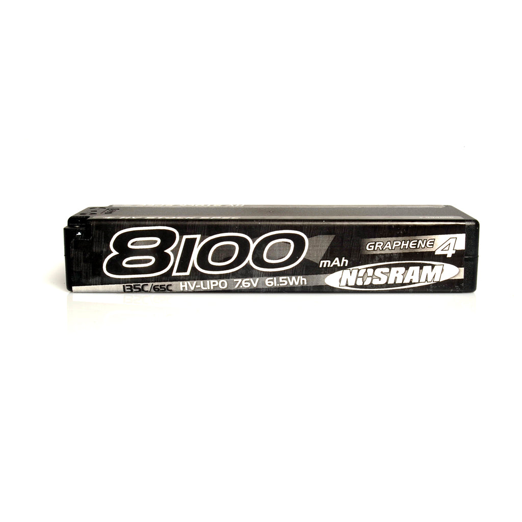 NOSRAM - LIPO BATTERY LIHV Stock Spec Graphene4 - 8100mAh 7.6v 135C/65C - NR999656
