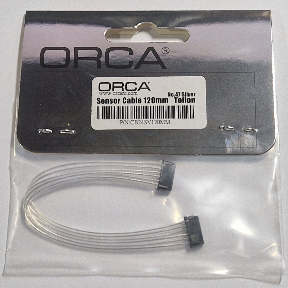 ORCA - Teflon coated silver sensor wire (120mm) - OR-CB24SV120MM