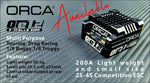 ORCA - OE1.2 – 200A 2-4S Brushless electronic speed controller (Black) 2-4S 1/8 - 1/10 to 1/12 ESC - OR-ES22OE12-4C