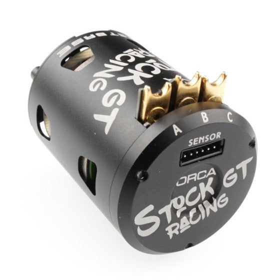 ORCA - Stock GT – 1/10 Stock fixed timing 17.5 turn sensored brushless stock motor - OR-MO24STGT175