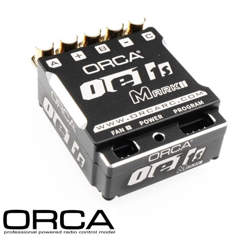 ORCA - OE1-1S Mark II  – 1/12th 1S pro electronic speed controller ESC - OR-ES23OE11SM2 (1/10 to 1/12)