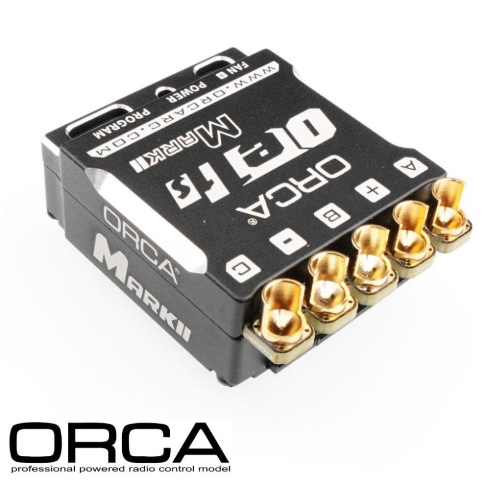 ORCA - OE1-1S Mark II  – 1/12th 1S pro electronic speed controller ESC - OR-ES23OE11SM2 (1/10 to 1/12)