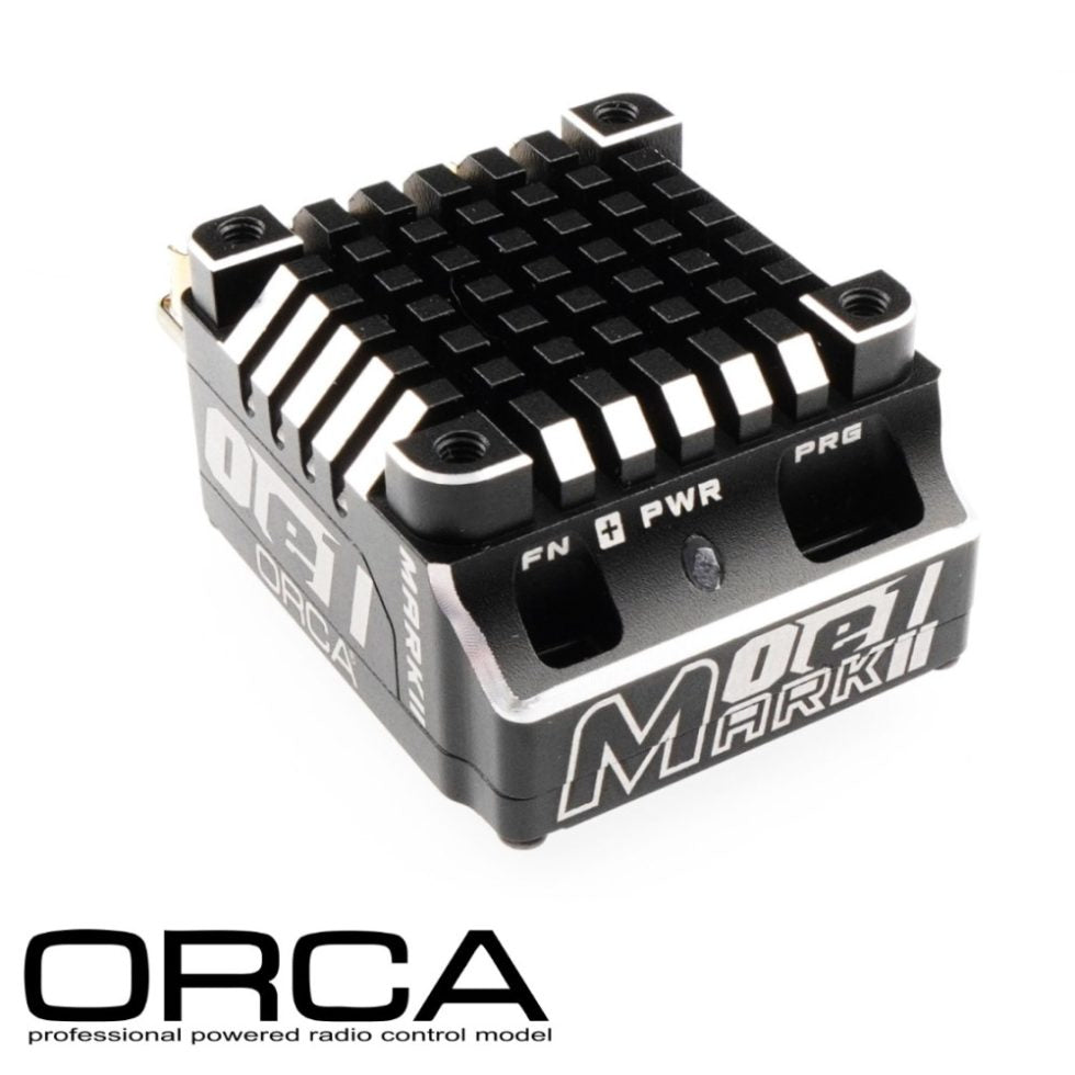 ORCA - OE1 Mk 2 – 1/10th Pro electronic speed controller ESC Brushless 2S - OR-ES24OE1MKII