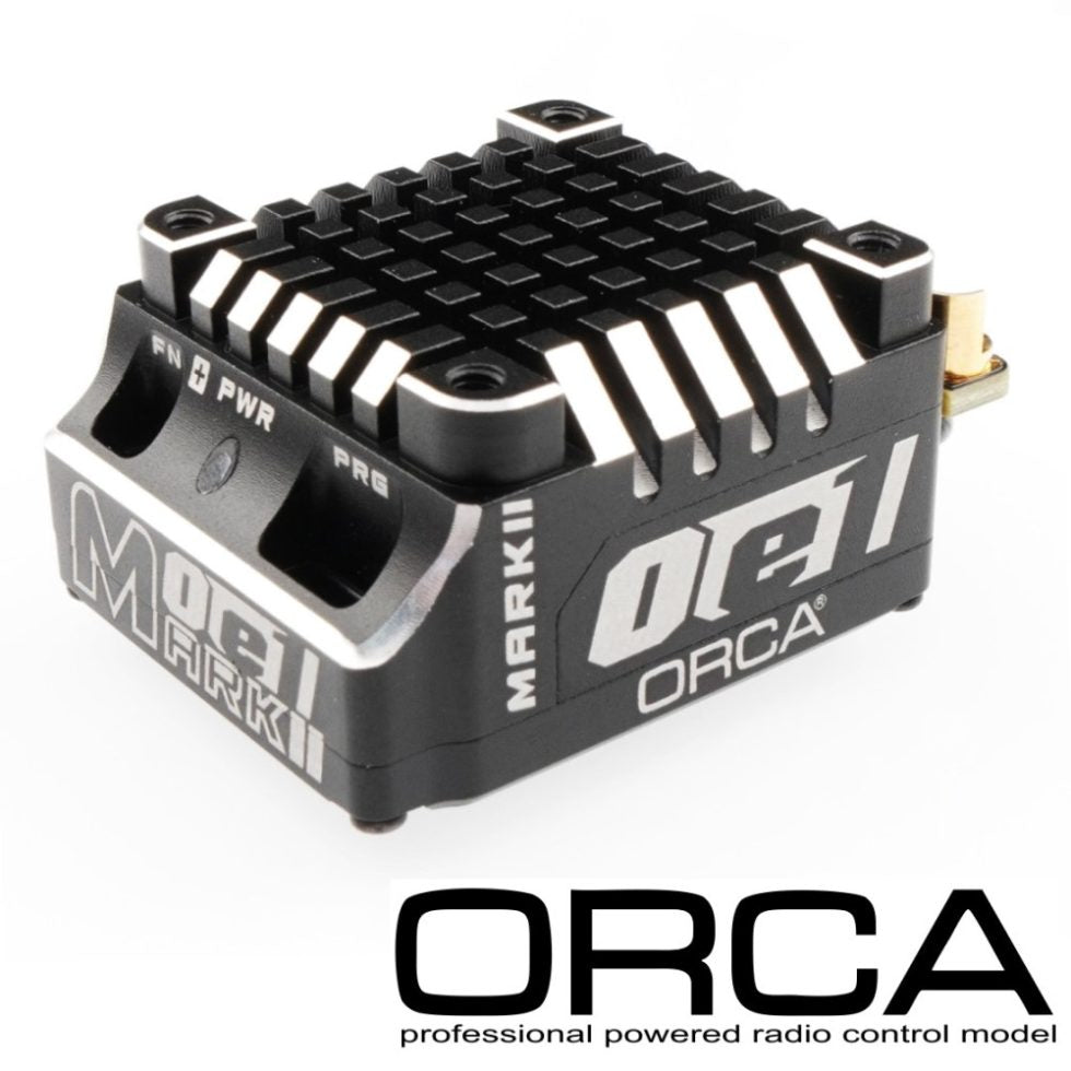 ORCA - OE1 Mk 2 – 1/10th Pro electronic speed controller ESC Brushless 2S - OR-ES24OE1MKII