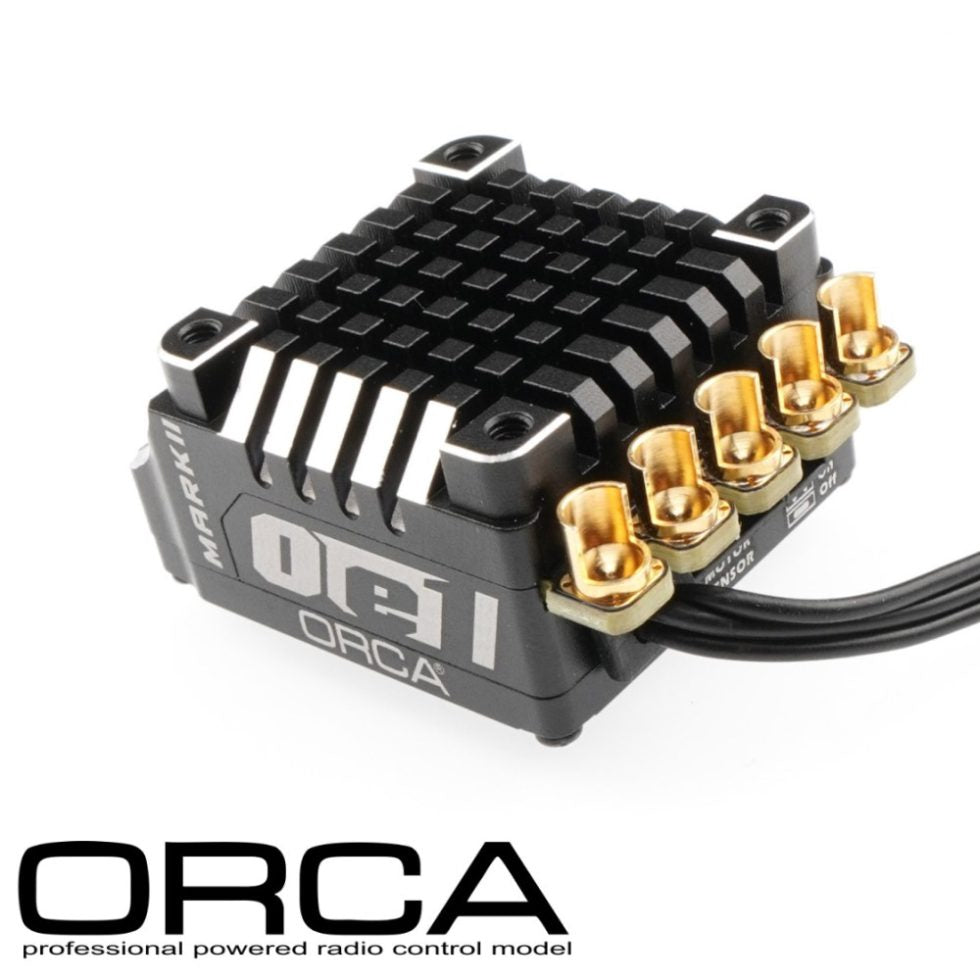 ORCA - OE1 Mk 2 – 1/10th Pro electronic speed controller ESC Brushless 2S - OR-ES24OE1MKII