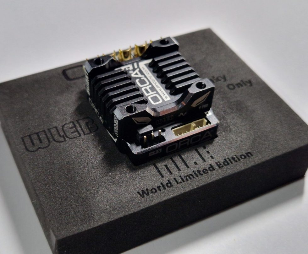 ORCA - OE1 WLEB Blinky – competition spec electronic speed controller ESC (Black) 2S Stock - OR-ES25OE1WLEB