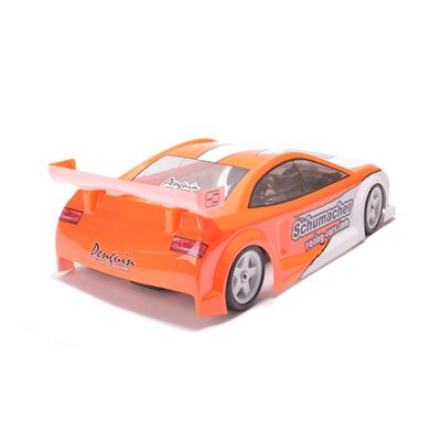 Penguin - Optus Body Shell - FITS MTC M-Chassis size 210MM Wheel Base) - Clear with Masking - PCB041