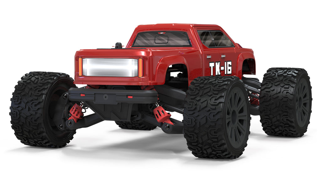 PD RACING - TK16 Brushed Truck 1:16 SCALE READY TO RUN WITH 2S LIPO (22mph) - PD303T (With LED lights)