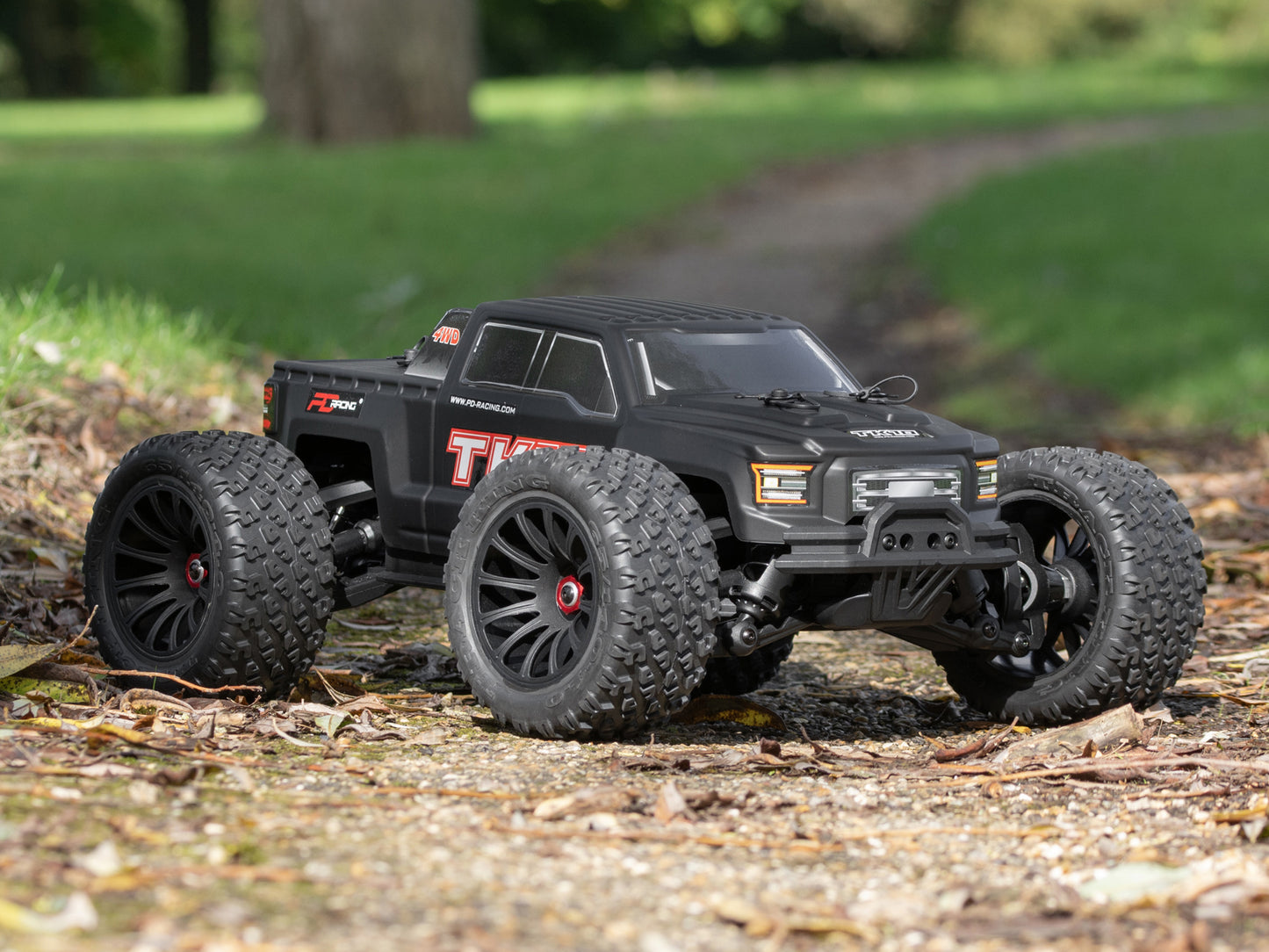 PD RACING - TK10 1/10 BRUSHED Radio Control BASHER Truck RTR - w/Battery, Radio & Charger - PD860T (up to 2S Lipo Capable)