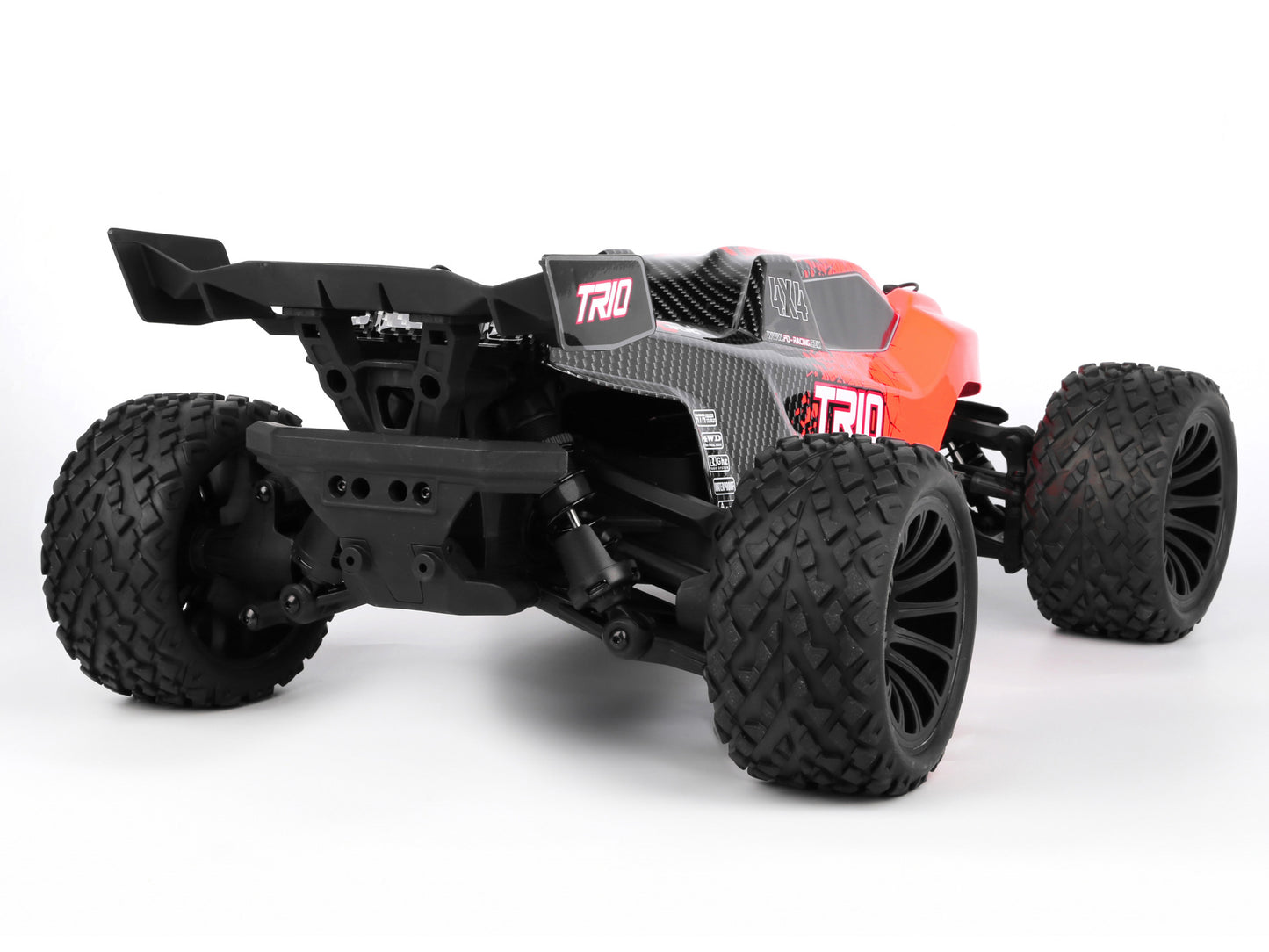 PD RACING - 1/10 4wd Radio Controlled RC BASHER Truck TR10 4S Brushless Truggy (55MPH) - PD861R (No battery (IC5 plug fitted) or charger included)