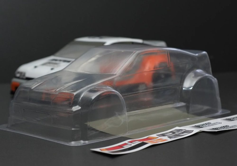 PHAT BODIES - 1/12 Mugen CRX for MINI GT12 Kamtec / Mardave / Mini Assassin & Batt Cave JOK3R (CLEAR BODY) (160mm wide by 175mm wheelbase)