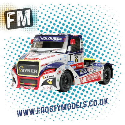 TAMIYA - 51613 BUGGYRA FAT FOX - 1/14 FULL BODY SET - (w/H PARTS, STICKERS & FIXINGS - FOR TT01E EURO TRUCKS)