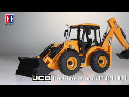 JCB - LOADER BACK HEO 4CX - RC Remote Control Construction 1:20 - E589-003 - Licenced Product (Working Lights & Sounds)