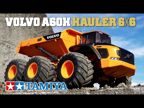 TAMIYA 58676 - (Unbuilt Demo Kit) RC 1/24 VOLVO A60H HAULER - (G6-01 Chassis Kit) - 486mm long! (Motor & ESC included)