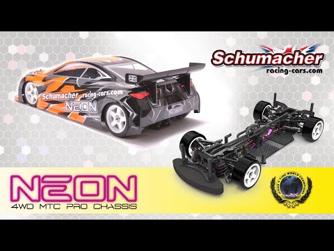 Schumacher NEON MTC - S2 - 1/10 Mini RC Touring Car Kit - (M-Chassis Size) K204 (Needs all electrics and a 225mm Wheelbase body)