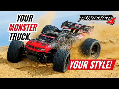 CORALLY - PUNISHER 4 BRUSHLESS 4S BASHER TRUCK RTR - BLUE - C-00292-B