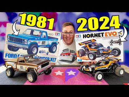 TAMIYA - 58742 HORNET EVO KIT - 1/10 2WD OFF ROAD BUGGY - (ORIGINAL-RELEASE) W/MOTOR & ESC