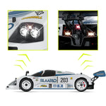 Rlaarlo - AK-787 Carbon Brushless 1/10 Scale RC Race Car RTR - Blue (Dual Motor Version) - AK-787O-CV2