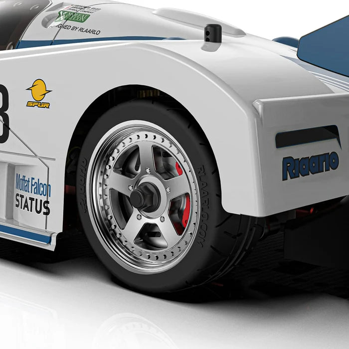 Rlaarlo - AK-787 Carbon Brushless 1/10 Scale RC Race Car RTR - Blue (Dual Motor Version) - AK-787O-CV2