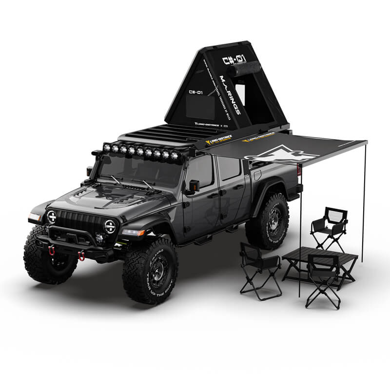 Rlaarlo - JK07 PRO Brushless 1/7 Scale RC Rock Crawler Truck RTR - Black (2S & 3S LiPo Version) - JK07-PRO-BLACK