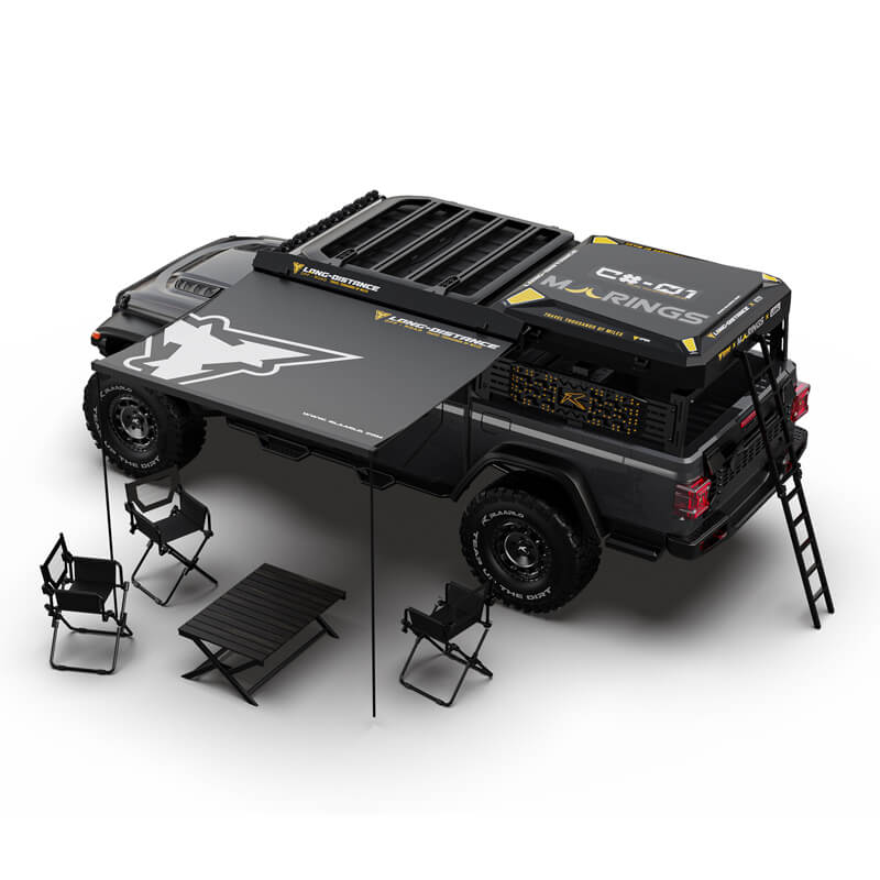 Rlaarlo - JK07 PRO Brushless 1/7 Scale RC Rock Crawler Truck RTR - Black (2S & 3S LiPo Version) - JK07-PRO-BLACK