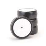 RUSH - 1/10 WHEELS & TIRES / TYRES Carpet PRE-GLUED - 28X - Dish (4pcs) - RU0362 (Recommend Louth & Frostys)